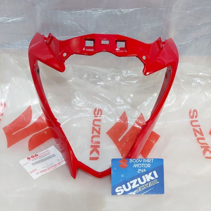 PRODUK ASLI BATOK COVER LAMPU DEPAN MERAH SATRIA FU FACELITE 2014-2015 ORI SGP