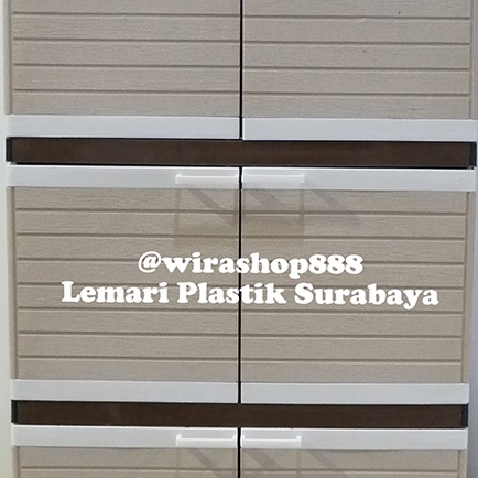 Lemari Plastik Club Grand Compact dan Compact Susun 4