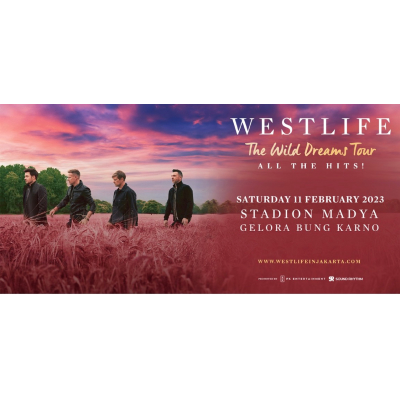 Tiket Konser Westlife The Wild Dream Tour 2023