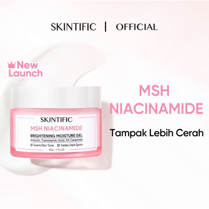 Skintific MSH Niacinamide Brightening Moisture Gel  30gr