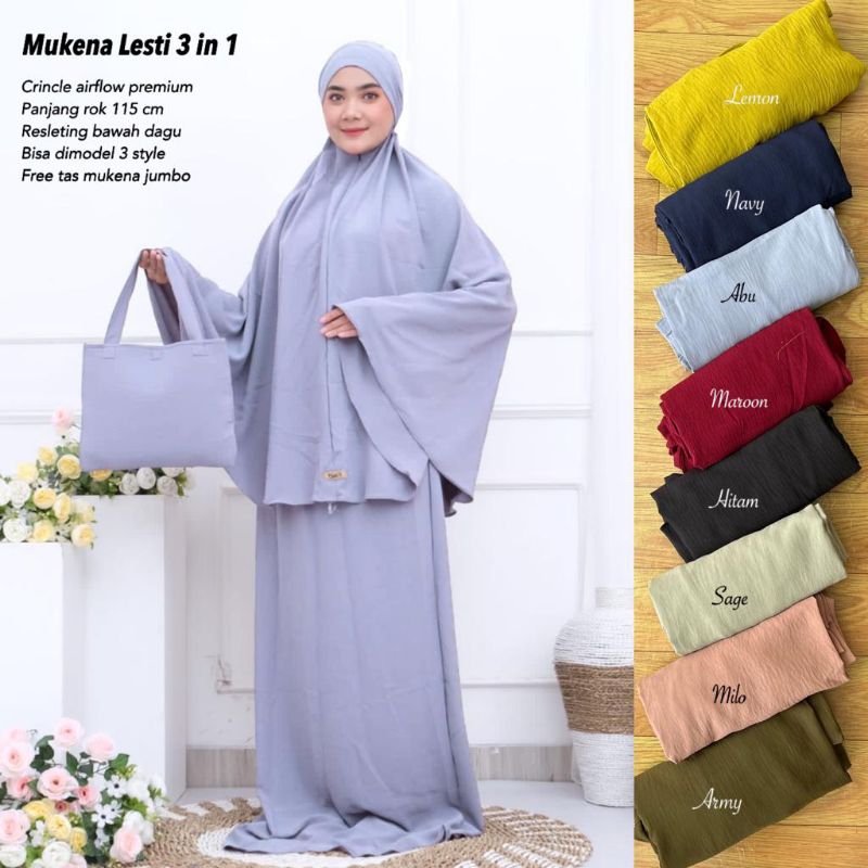 Mukena Lesti 3in1 AirFlow //JF1123