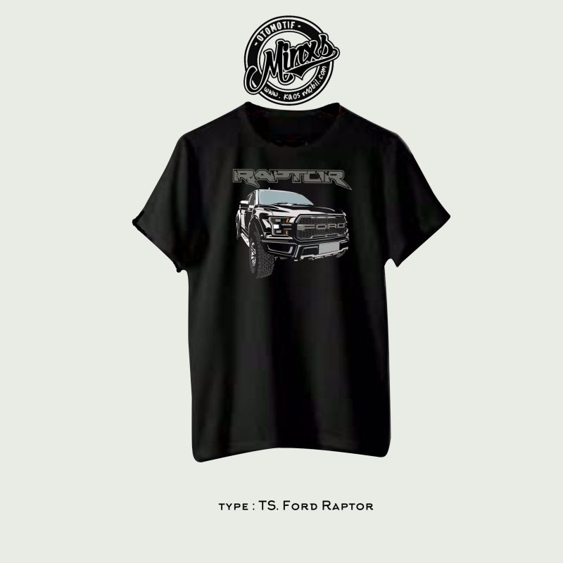 Kaos Ford Raptor Hitam