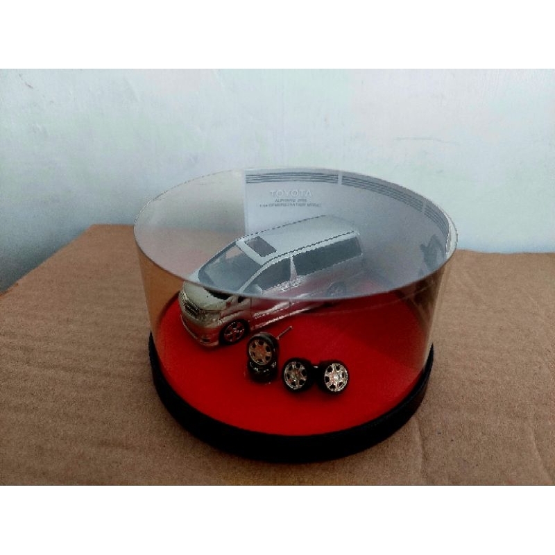 Alphard 2005 Hot Works Silver 64 Hotwheels