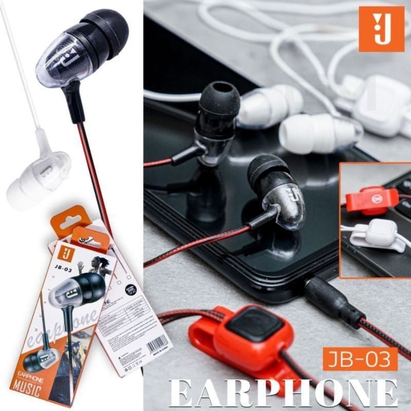 HEADSET J NEN-3 EXTRA BASS HANDSFREE J NEN3 EXTRA BASS EARPHONE J NEN 3 EXTRA BASS