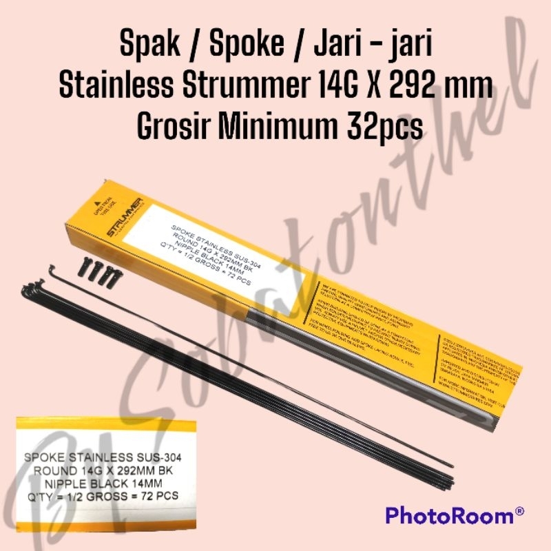 Spak / Spoke / Jari Jari Sepeda Stainless 292 Strummer