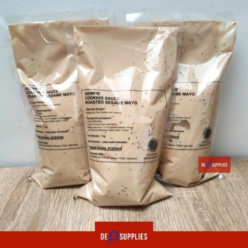 

Kewpie Roasted Sesame Mayo 1kg - Cooking Sauce Wijen Salad Mayonaise