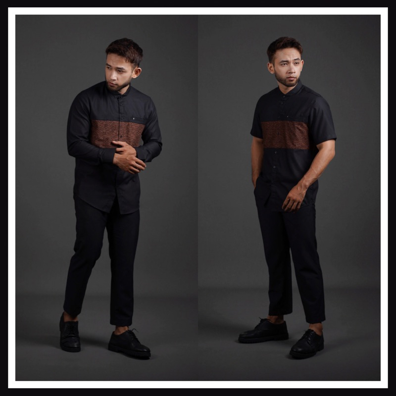 Kemeja Kemko HAKAN Fadkhera Baju Koko Batik Modern Berkualitas Premium