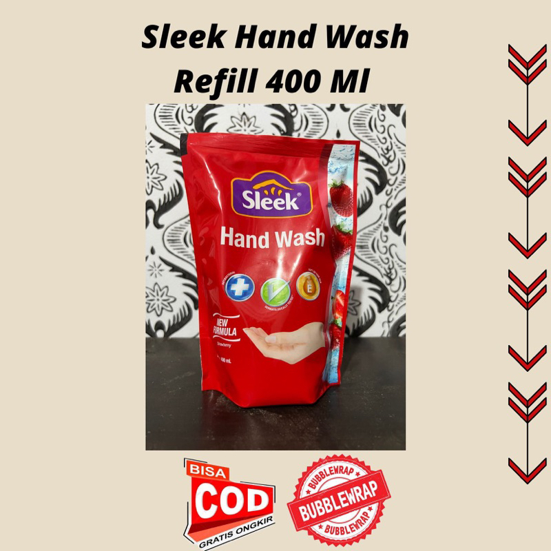 Sleek Hand Wash 400 Ml Refill Sabun Cuci Tangan