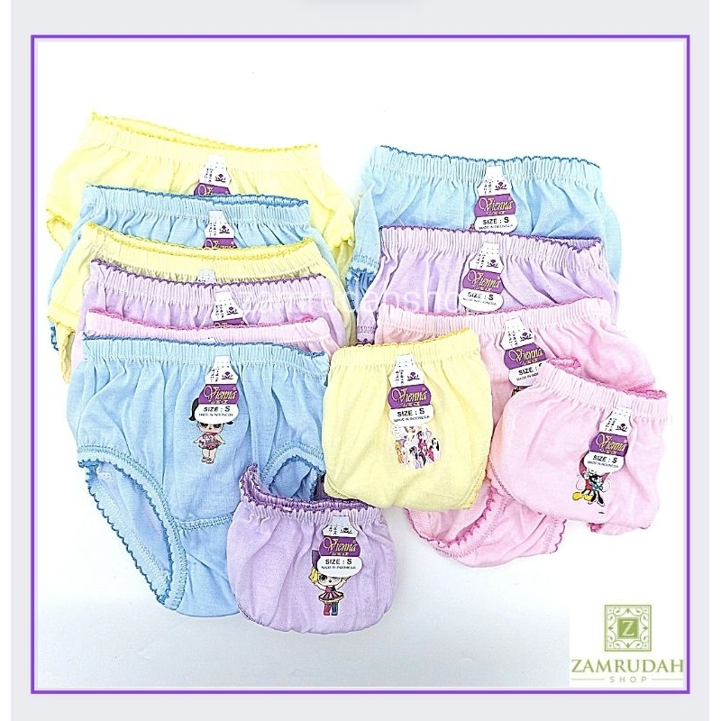 Celana Dalam Wanita Anak 1 Lusinan/ Celana Dalam Wanita vienna Anak Lusinan