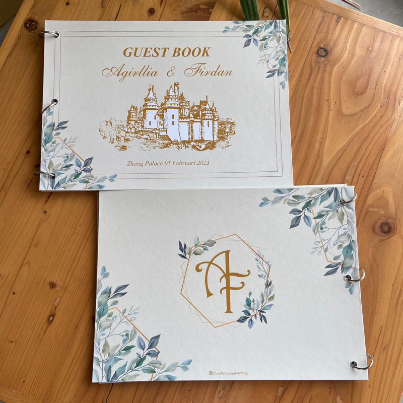 

BUKU TAMU PERNIKAHAN / WEDDING GUEST BOOK CUSTOM