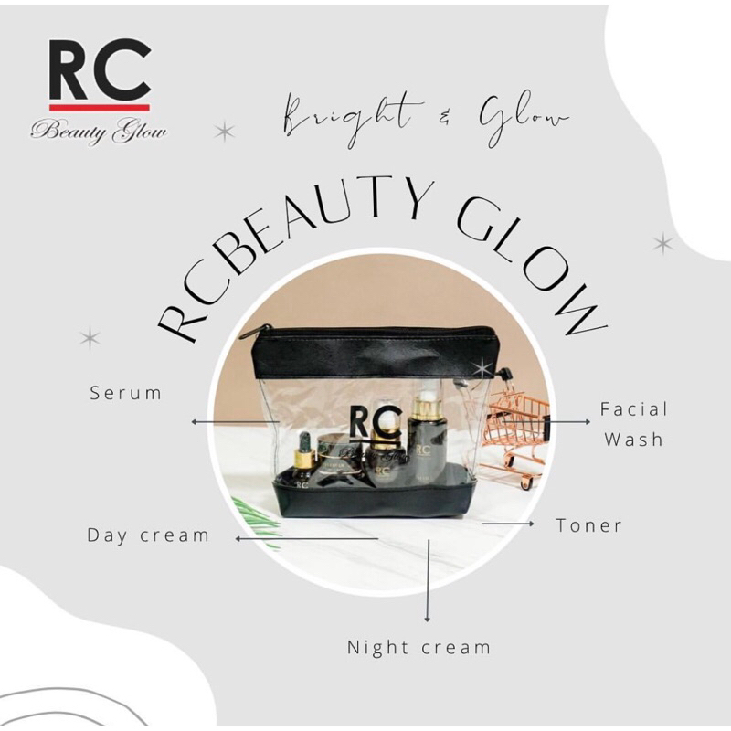VIRAL RC Beauty Glow 100% original ||semua jenis kulit (BPOM)