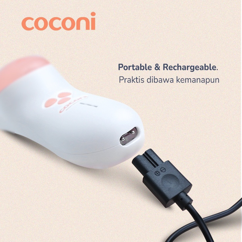 Coconi No Mess Vacuum Hair Clipper Pencukur Rambut Elektrik Sedot Vakum