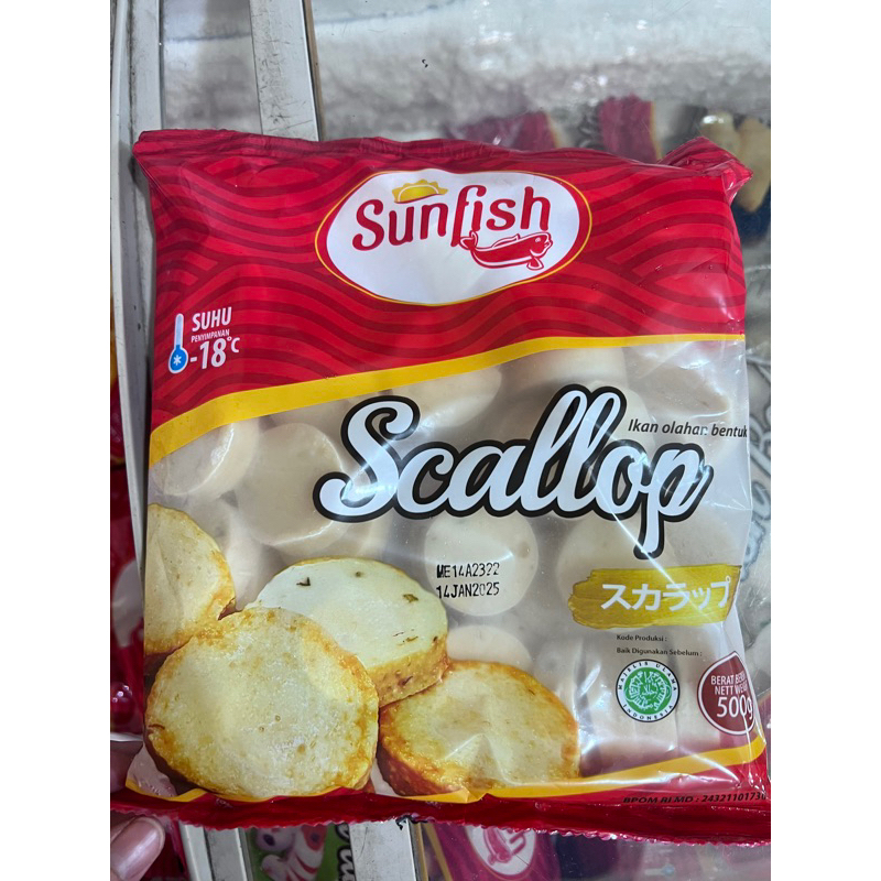 

Sunfish scalop 500 gr