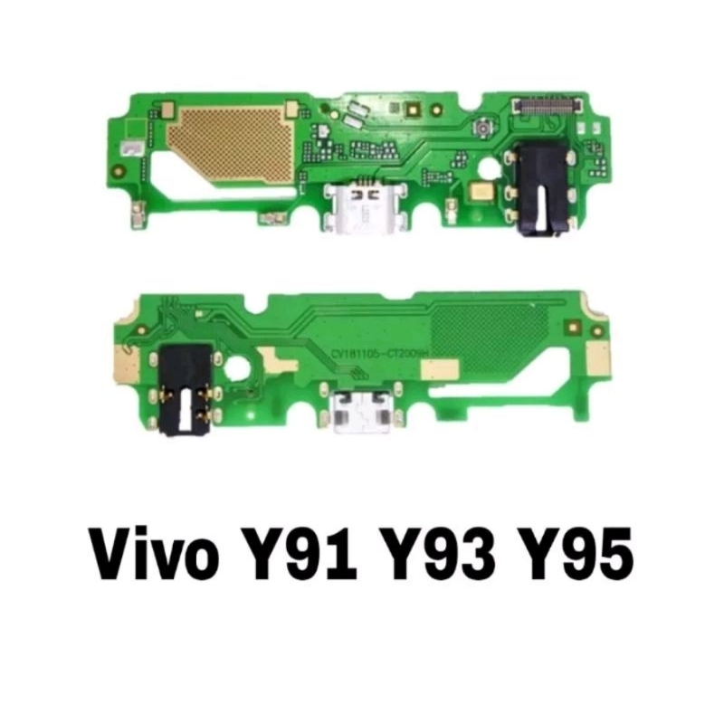 FLEXIBLE CHARGER PAPAN KONEKTOR CAS VIVO Y91 Y93 Y95 + MIC ORI