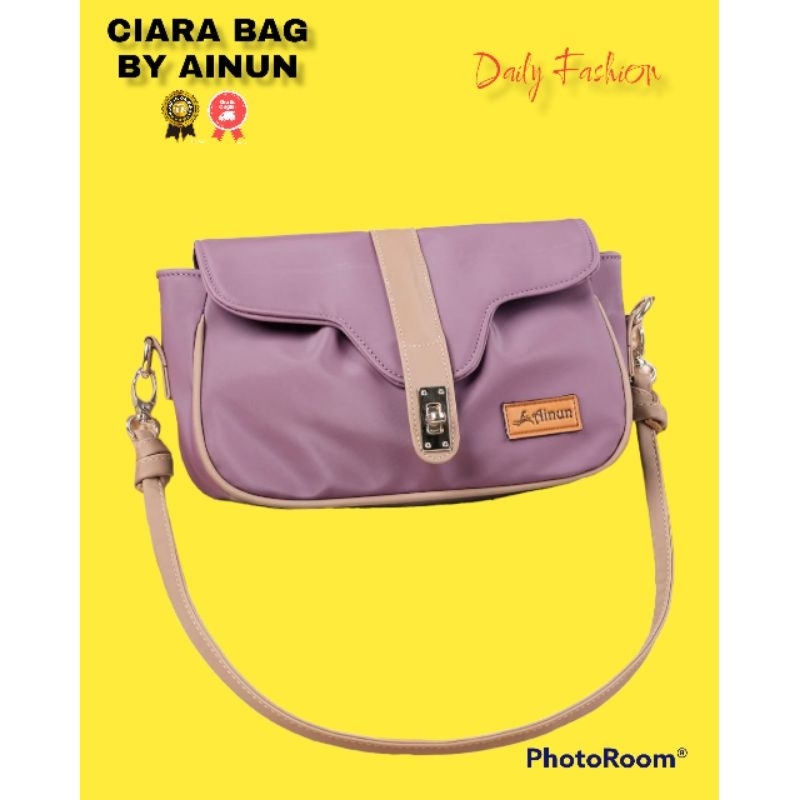 TAS SELEMPANG CIARA BAG BY AINUN BAHAN CHOCOLY ANTI AIR WATERPROOF PREMIUM