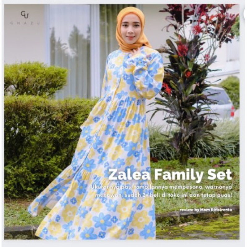 Ghazu - Zalea Family Set | Baju Keluarga | Baju Couple Keluarga | Dress