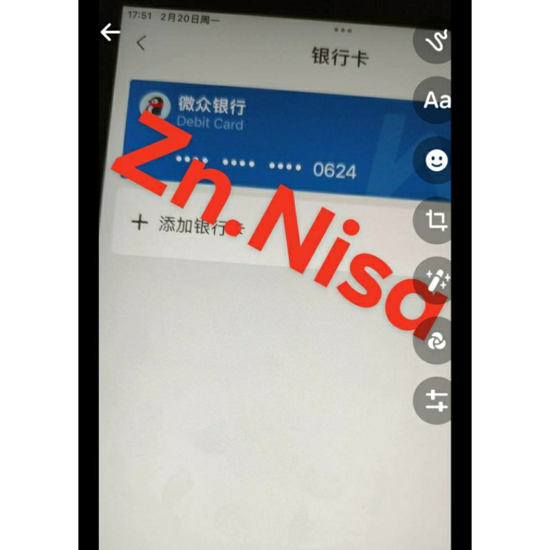 Verifikasi WeChat pay