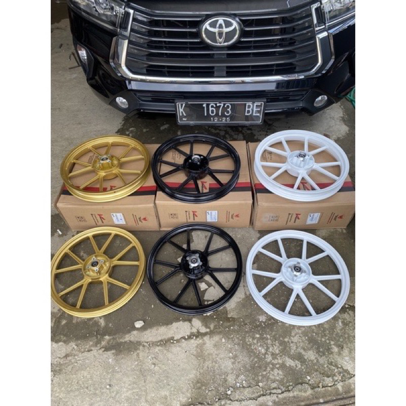 velg vrossi daytona gp whel pnp satria 2tak dobel disk hiu dan lumba 160/185
