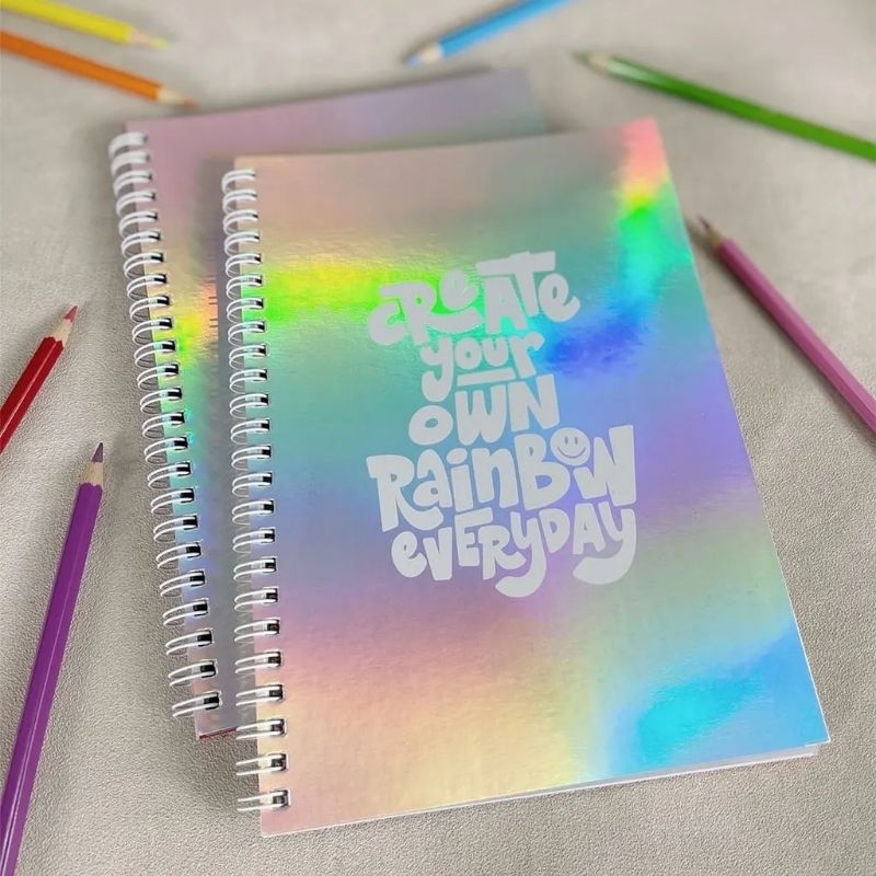 

PAPERMARK Rainbow Sketchpad Create Your Own Rainbow / 70 colored paper sheets ( isi 2 pcs )