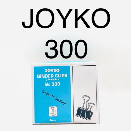 

Binder Clip / Klip Kertas / Penjepit Kertas Joyko 300