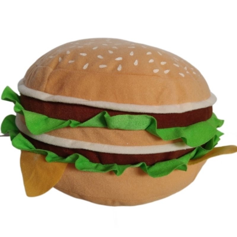 BONEKA BURGER HAMBURGER KING BANTAL MAINAN