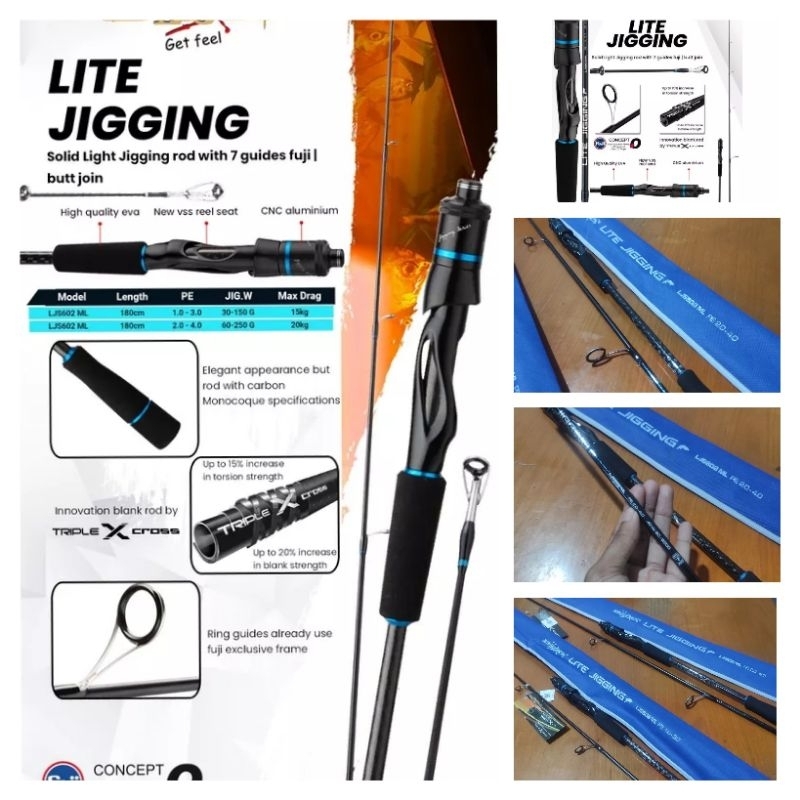 JORAN SPINNING BLOOD LITE JIGGING Pe 1-3 &amp; 2-4