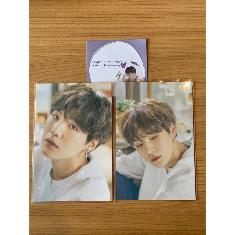 BTS SUGA Yoongi Postcard Oneul (Korean Vers.) set official