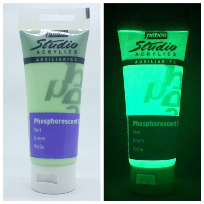 

Pebeo Glow In The Dark Acrylic Paint 100 ml Green