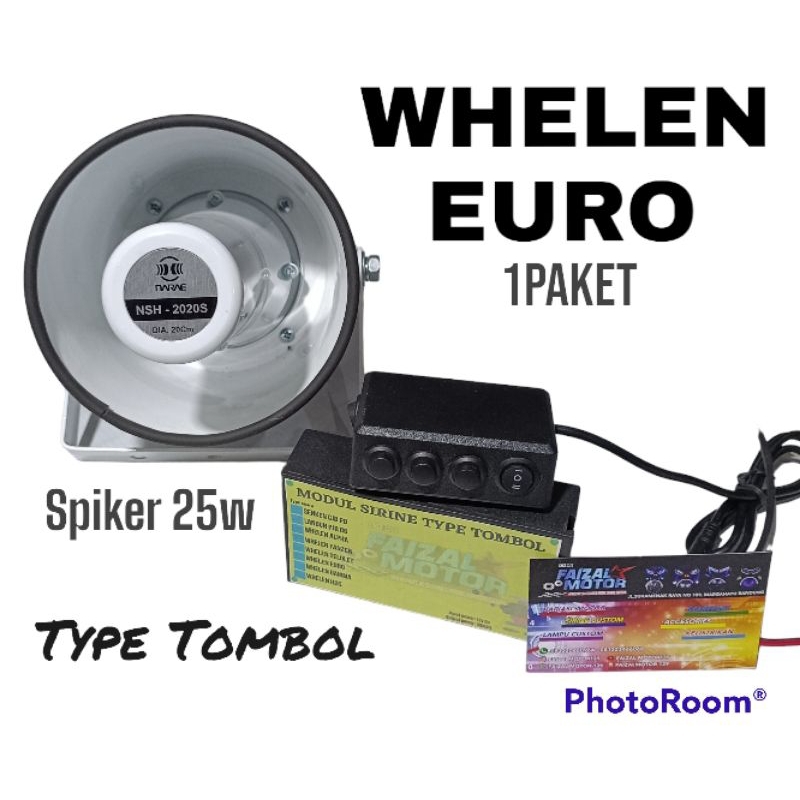 SIRINE PATWAL MODUL SIRINE WHELEN EURO SATU SET+SPIKER