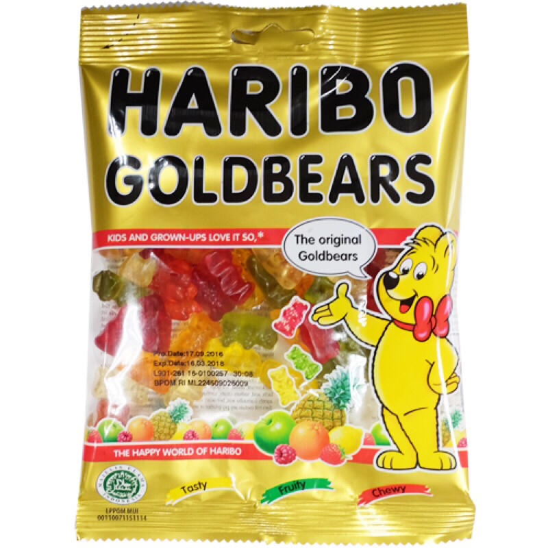 

haribo jelly candy 80gr gold bear & starmix korean idol pick/nct favorite jelly