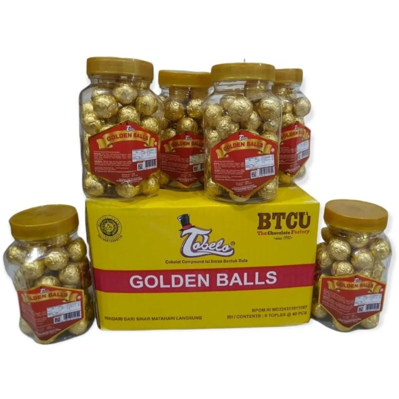 

Coklat Tabelo Golden Balls / Cokelat Toples Paket Lebaran