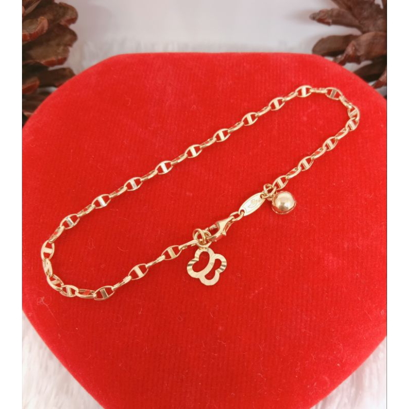 gelang rantai fashion, emas kadar 300(6k)