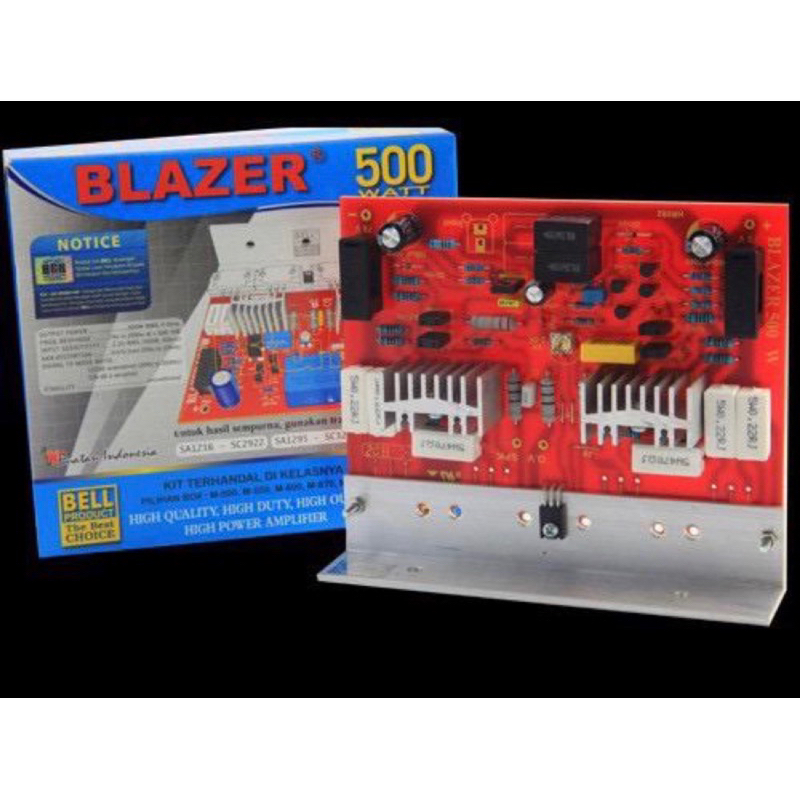 Kit DRIVER Blazer 500W Mono Power Blazer 500 WATT Mono Tanpa TR Final BELL BGR ASLI