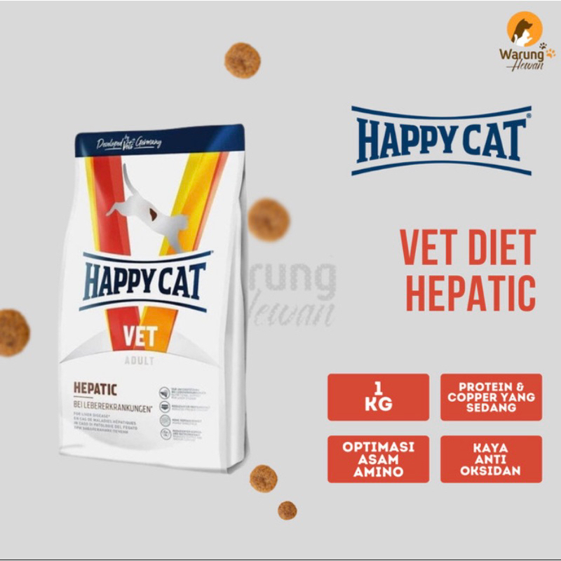 Happy Cat Vet Diet Hepatic 1 Kg
