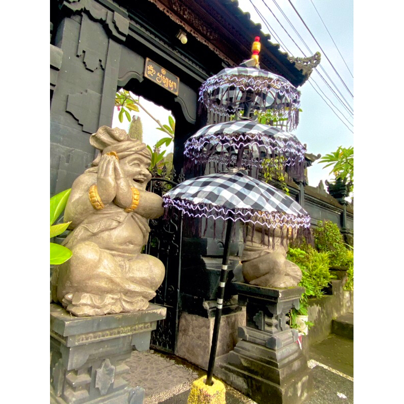 PAYUNG DEKORASI KHAS BALI POLENG SUSUN 3