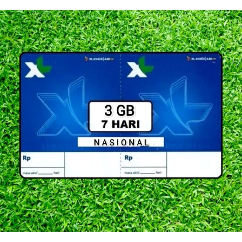Voucher XL 3 GB Upsize 4GB 7 Hari Mini