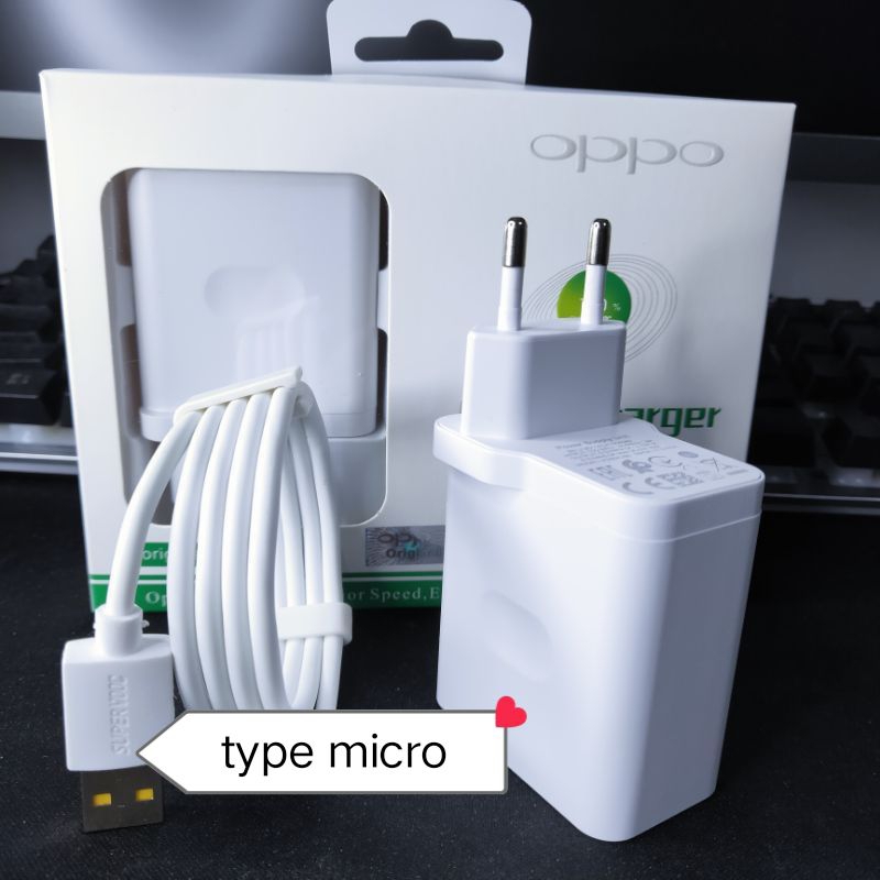 CASAN CHARGER BUAT HP OPPO TYPE MICRO FAST CHARGING