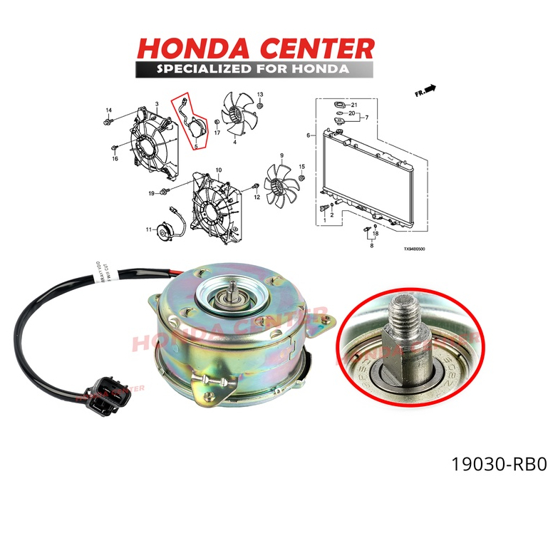 motor dinamo fan kipas radiator kondensor ac honda hrv 2015 2016 2017 2018 2019 2020 2021