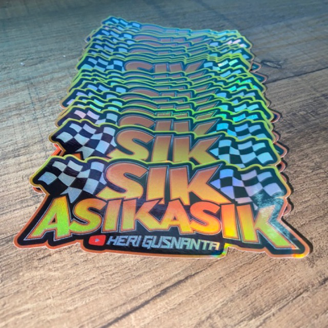 

STIKER SIKASIKASIK HOLOGRAM - LEBIH BESAR