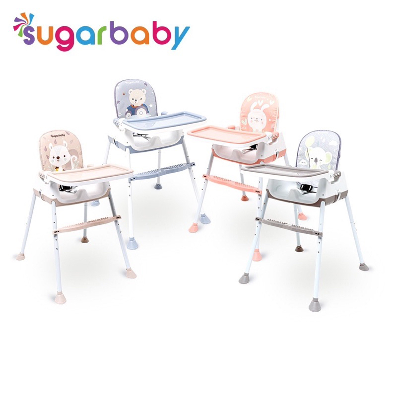 Sugar Baby Fun Chair Convertible Baby High Chair 6 in 1 / Kursi Makan Bayi Multifungsi