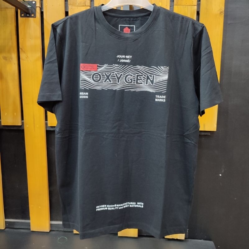 OXYGEN ORIGINAL 006 Atasan Kaos Oblong Pria Lengan Pendek