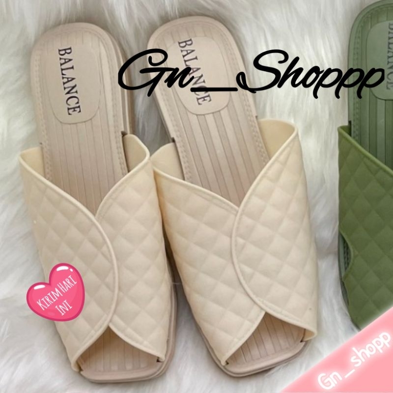 Sandal Wanita Slip on Jelly Import Terbaru Balance 2003-A3