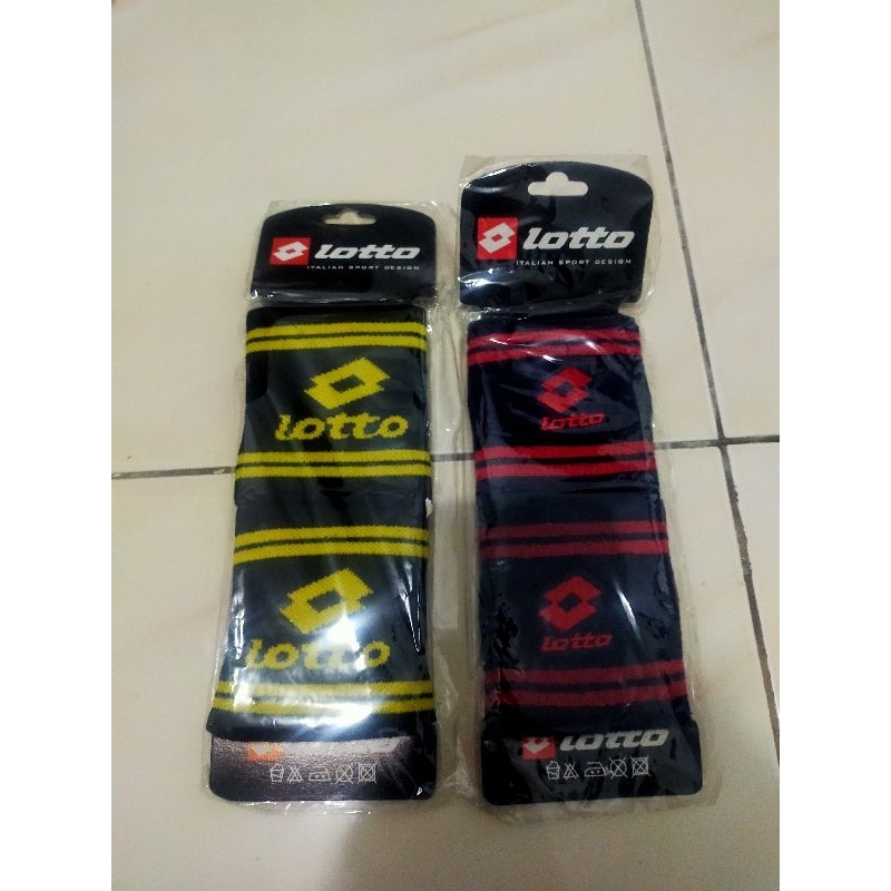 wristband tenis lotto original/ deker tangan tennis lotto