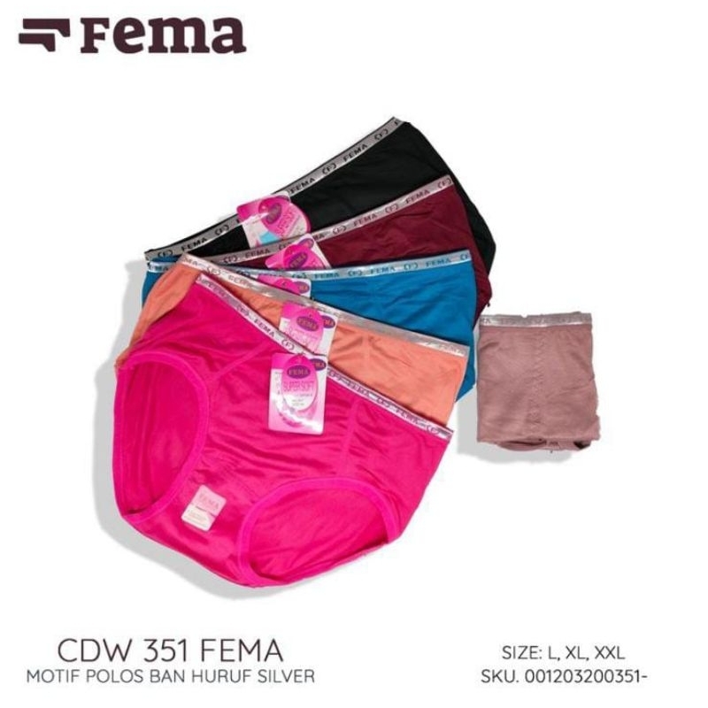 Celana Dalam Wanita Murah FEMA/CD Premium  Halus Lembut Ori Fema/CD Fema grosir