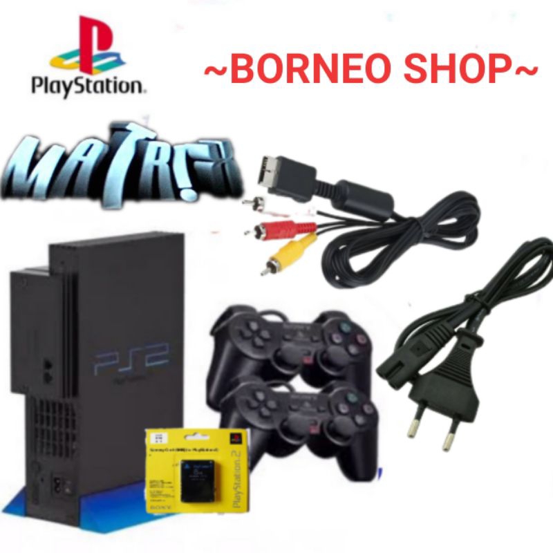 PS2 Fat tebal 80GB Hardisk internal Full Game