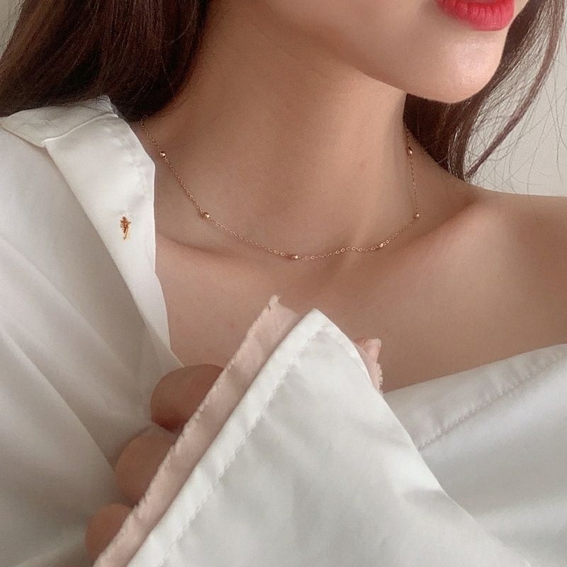 Kalung Cantik Belicia Anti Karat Ada Box -Collin Shop