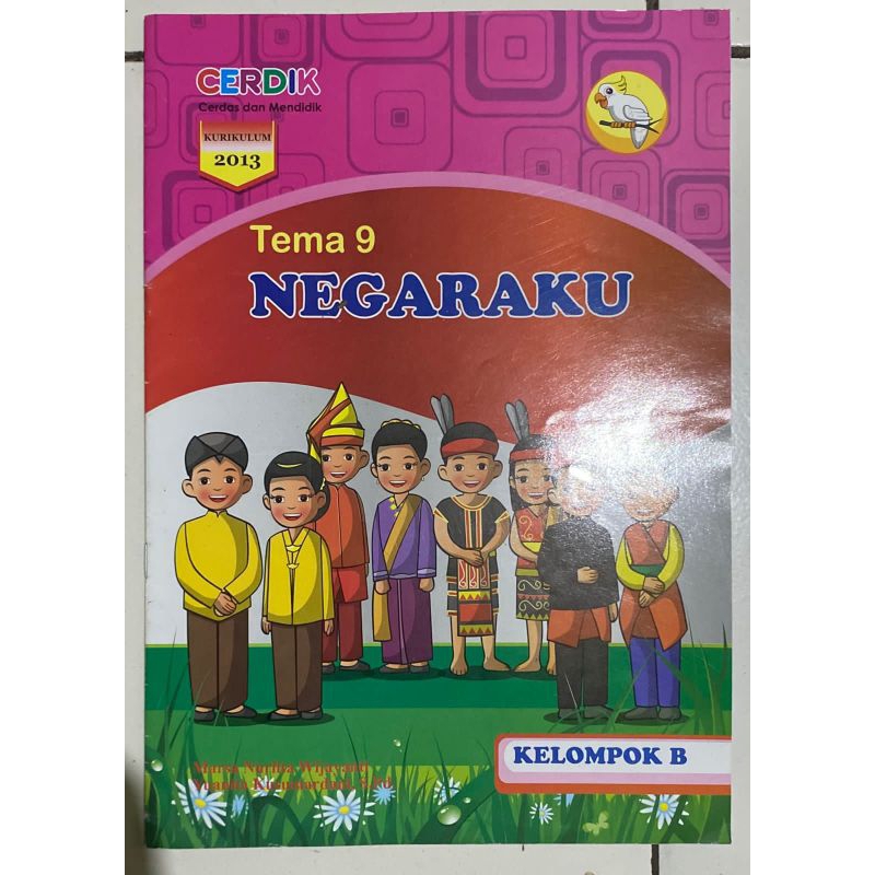 MAJALAH CERDIK TK B TEMA NEGARAKU