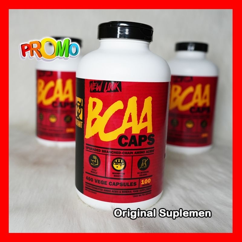 BCAA Mutant BCAA 400 Capsule Capsul 400Caps Capsul Kapsul Mutan caps