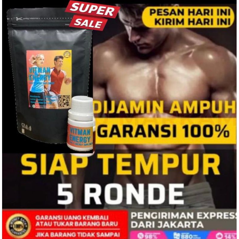 0b4t Kuat Anti lemes (isi 5Kapsul) Vitman Energy Solusi Ampuh Tahan Lama