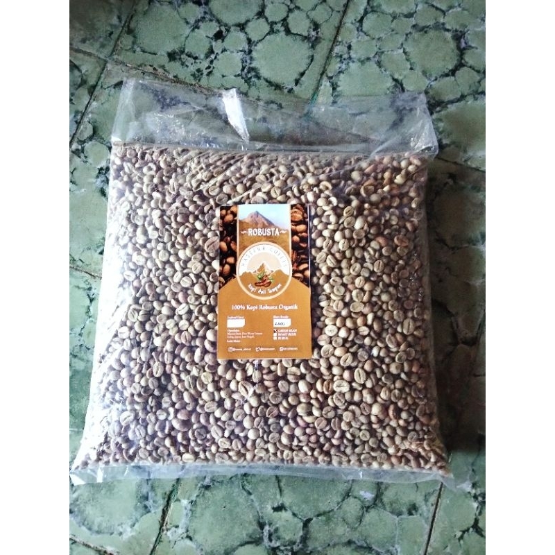 

Robusta Le Muria Haseena Coffee Green Bean 1 kg (Kopi Asli Tempur/Kopi Kawah Purba Muria) Biji Kopi Robusta Organik